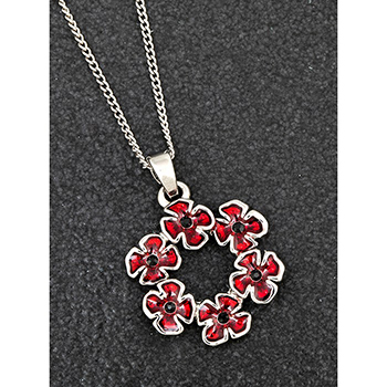 Necklace Circle Of Poppies